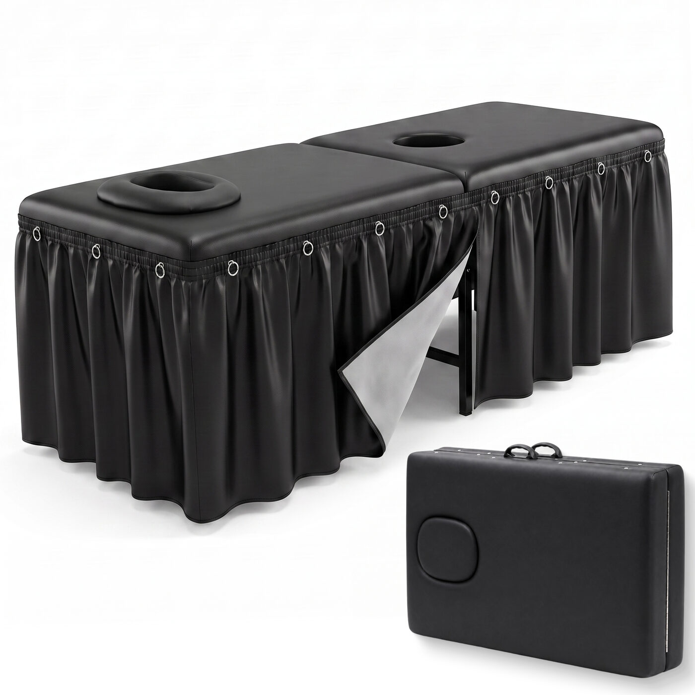 SensXtive Milking & Massage Table — folded and set up